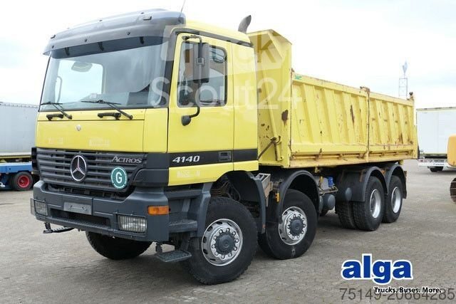 Kipper Truck MERCEDES-BENZ 4140 AK Actros 8x8, Meiler, Allrad, 4x используется на складе