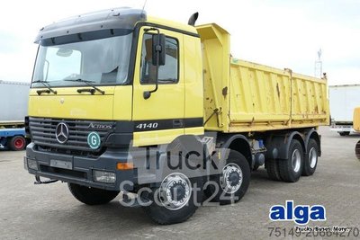 Kipper Truck MERCEDES-BENZ 4140 AK Actros 8x8, Meiler, Allrad, 4x используется на складе