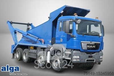 Бронегрузчик MAN 41.480 TGS 8x4, г. пружинная упаковка, 37ткм, 4-осная использованная