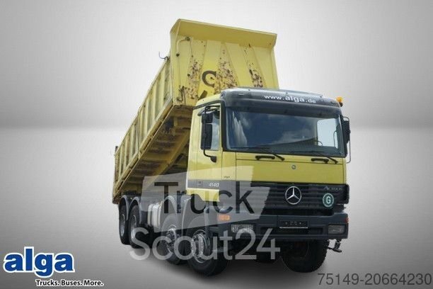 Kipper Truck MERCEDES-BENZ 4140 AK Actros 8x8, Allrad, Meiler, 17 м используется
