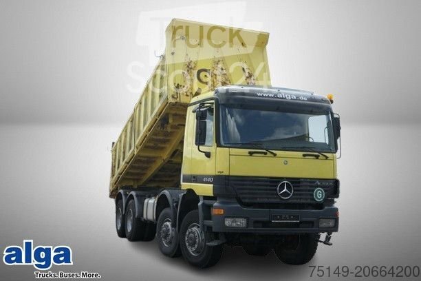 Kipper Truck MERCEDES-BENZ 4140 AK Actros 8x8, Allrad, Meiler, 17 м используется