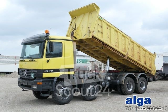 самосвал MERCEDES-BENZ 4140 AK Actros, Allrad, старый спидометр, 4х используется на складе