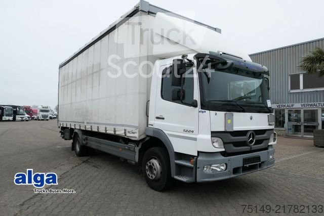 Грузовики с Pritsche & Plane MERCEDES-BENZ 1224 L Atego 4x2, Edscha, LBW, AHK, Air Spring