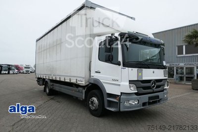 Грузовики с Pritsche & Plane MERCEDES-BENZ 1224 L Atego 4x2, Edscha, LBW, AHK, Air Spring