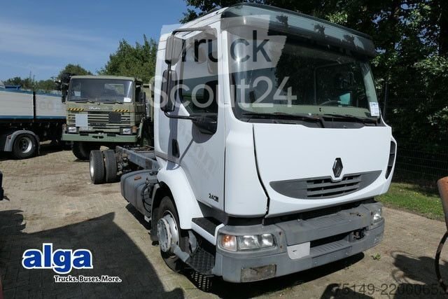 Грузовое шасси RENAULT 240.12 DXi MIDLUM 4x2, климат, используемая воздушная подвеска