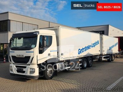 Используемые грузовики с конструкцией напитков IVECO Stralis 420 / Ldbw / Рулевая ось / Подъемная ось