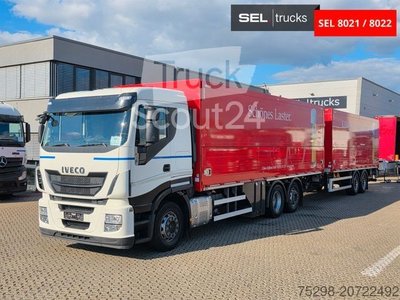 Грузовик с набором напитков IVECO Stralis 420 / Загрузочная доска / Рулевая ось / Используемый багажник