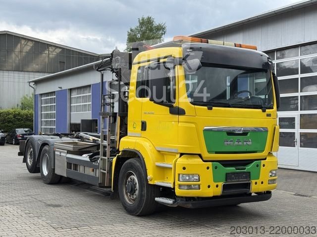 Задний наводчик MAN TGS 26.440 6x4H Задний кран Palfinger 12002EH