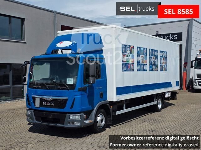 Используемые грузовики с корпусной структурой MAN TGL 12.220 4X2 BL/погрузочная доска