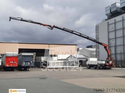 Вантажівка з павук (відкрито) SCANIA G 410 6X2*4 згинальний кран PK 34002 JIB радіокерований осей