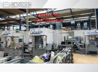 EMAG VSC 200 TWIN OP 10 CNC vertical turret lathe
