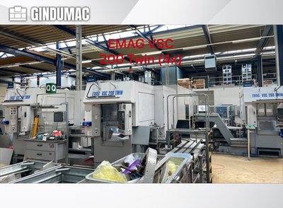 EMAG VSC 200 TWIN OP 20 CNC vertical turret lathe