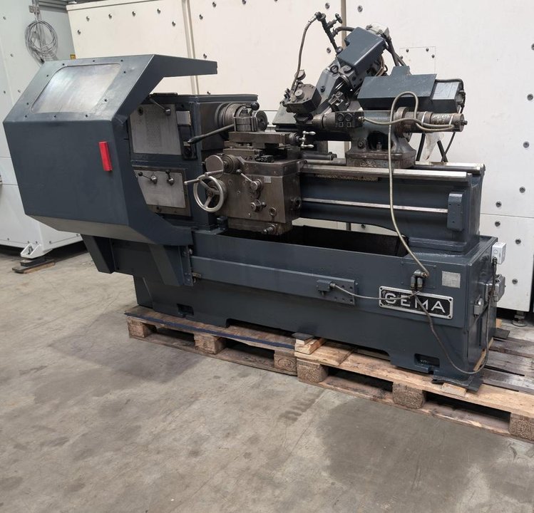 Drehbank Drehmaschine Gema P200L Zug- und Leitspindel Lathe