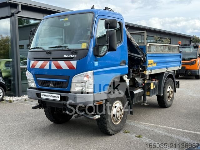 Transporter mit Kipper MITSUBISHI Pfau Rexter A6500 Allrad/Kipper/Klima/Kran HIAB gebraucht