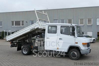 Dreiseitenkipper MERCEDES-BENZ 614 D Vario 4x2, DOKA, Meiller, 2x AHK, 147tkm gebraucht