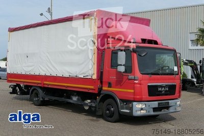 Transporter mit Pritsche & Plane MAN TGL 8.180/LBW/Schiebeverdeck/Automatik gebraucht