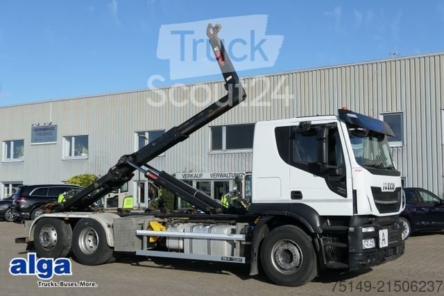 IVECO 460 X-WAY Stralis 6x2, Hiab XR21S59, Steering-Lift used