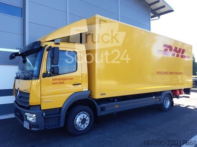 Truck with case structure MERCEDES-BENZ Atego 1224L Suitcase + LBW AHK Euro 6E used