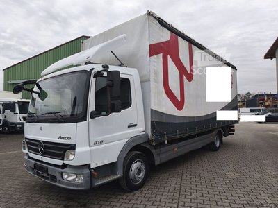 Plane Mercedes-Benz Atego 818 Edscha Gardine Euro 4x2 (33) використовується