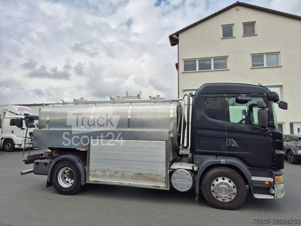 Вантажівка з кузовом бака Scania G 480 4x2 використовується