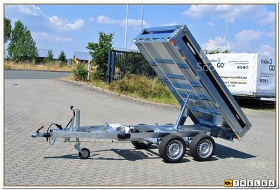 Tilting trailer Brenderup BT4260STB 2700 kg E-Hydraulik steel floor new