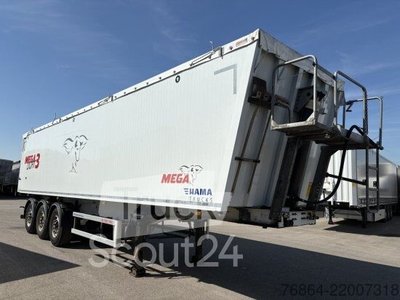 Наплавлення напівпричепів MEGA ALU-KIPPMULDE 55M , SAF-ACHSEN, ROLLPLANE, KOMBIKLAPPE, STEHPODEST використовується