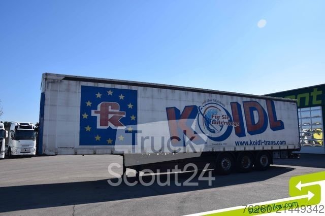 Semi-trailers with Pritsche & Plane SCHWARZMÜLLER Light Pallet box SAF axles TÜV 08/26 used