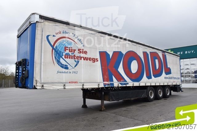 Semi-trailer with Pritsche & Plane KÖGEL Light Pallet box E-Rad XL Zert. TÜV 01/27 used