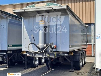Tilt semi-trailer CARNEHL Alu-Kipper 31 cbm e-Schiebeverdeck Lift Alu used