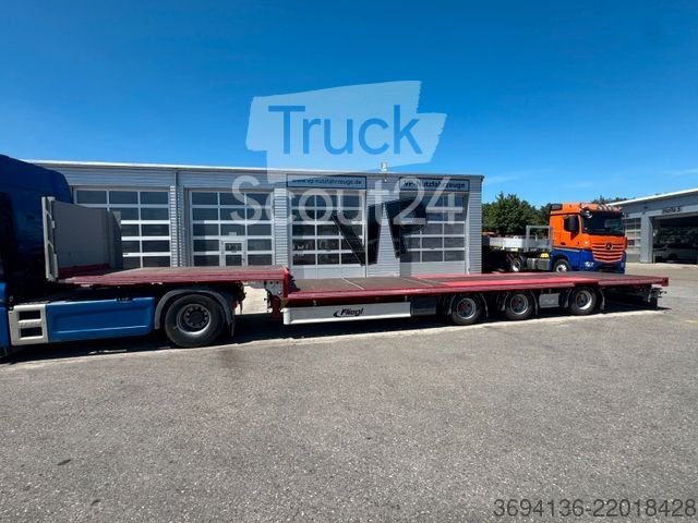 FLIEGL SDS 390 Semi-tieflader 3 achsig used