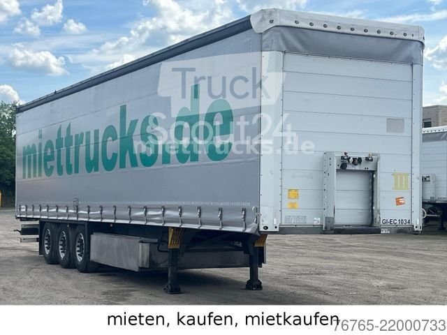 Semitrailers with Pritsche & Plane SCHMITZ CARGOBULL SCS 24/L 13.62 / XL Certificate/Lift axis used