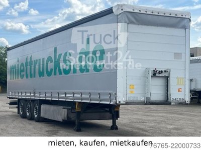 Semitrailers with Pritsche & Plane SCHMITZ CARGOBULL SCS 24/L 13.62 / XL Certificate/Lift axis used