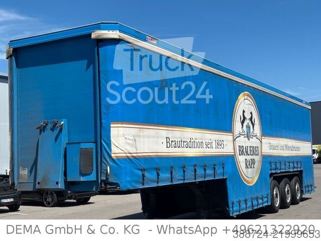 Beverage semi-trailers KEMPF SP 35/3*Schiebeplane*Hollow roof*ALU*Tiefbett* used