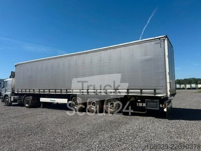 Semitrailers with Pritsche & Plane KRONE SDP 27 Sliding tarpaulin used