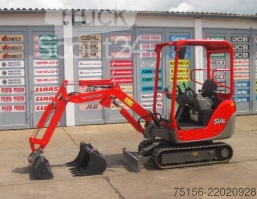 Mini excavator Yanmar SV 16 použitý