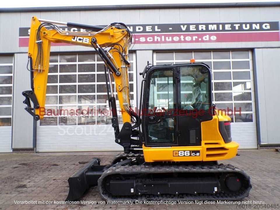 Mini excavator JCB 86C-2 TAB použitý
