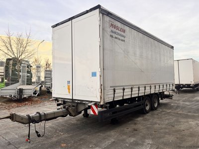Möslein TPW 105 D 7,30 Tandem sliding tarpaulin trailer