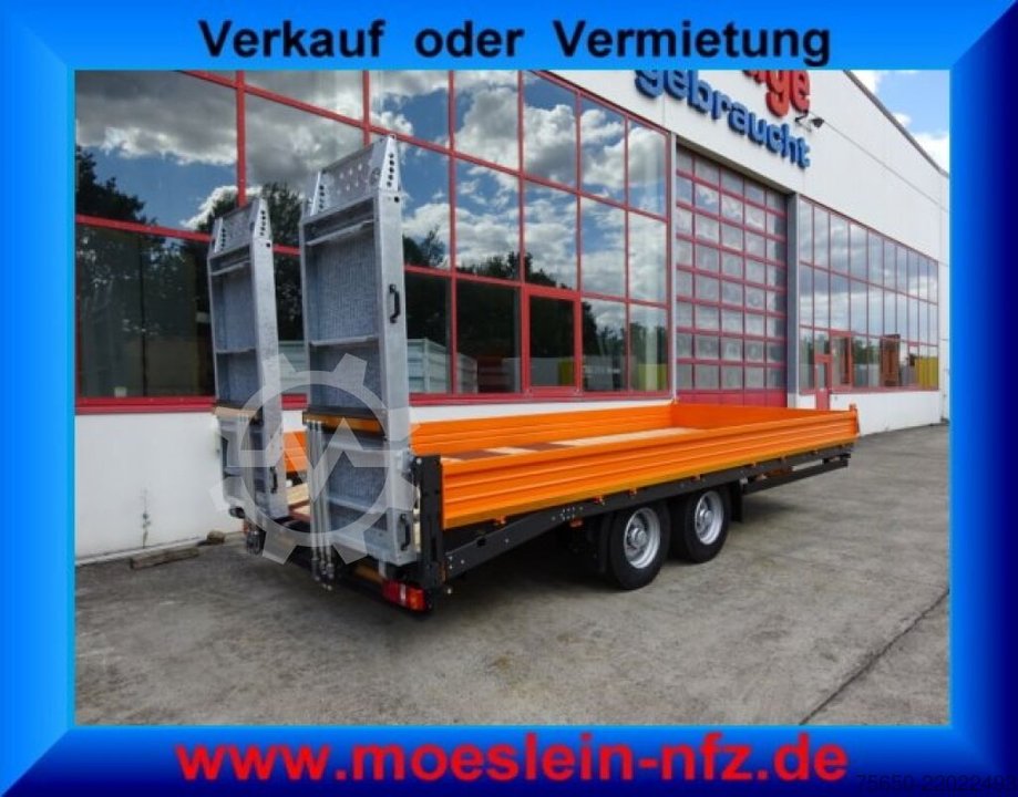 Möslein TTT 11-6,2 BR Orange Tandemtieflader with wide rampsNew vehicle