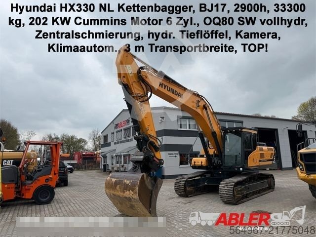 HYUNDAI HX 330 NL Kettenbagger OQ80 vollhyraulisch