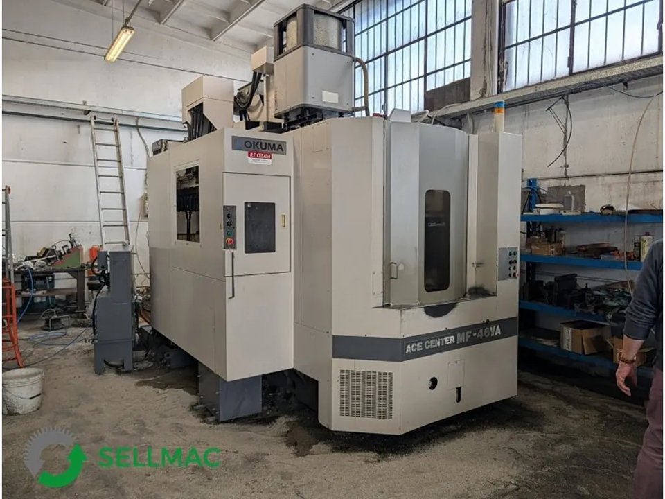 VERTIKALES BEARBEITUNGSZENTRUM OKUMA MF46 VA JAHR 2006