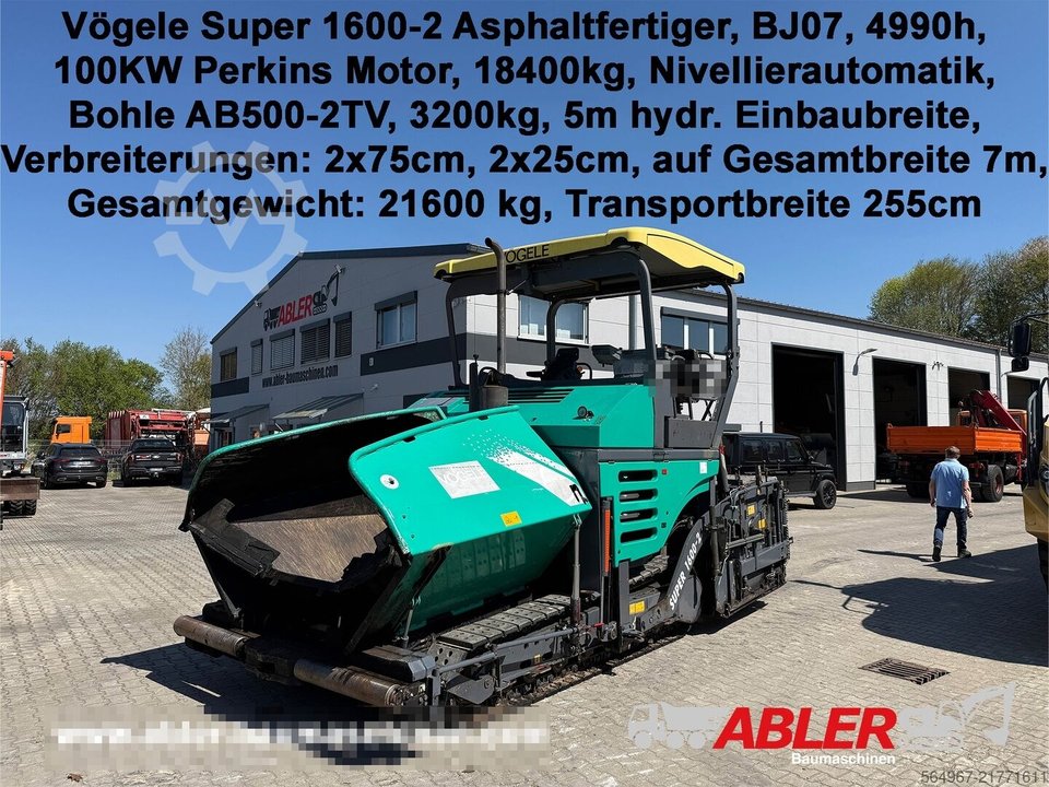 Птицы Super 1600-2 готовы к асфальту