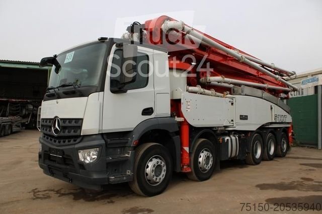 Бетонний насосний автомобіль MERCEDES-BENZ 4443 10x4 BB - LIEBHERR 51 м - Nr.: 438 використовується