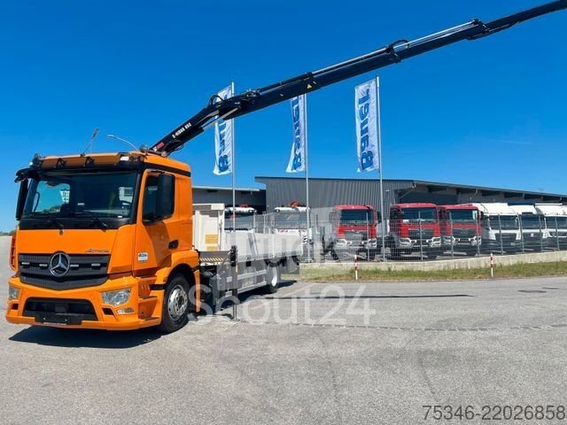 Вантажоперевезення (відкрито) MERCEDES-BENZ 1830LLPrit7,20m/KranHiabFunk/NL7,60to/20 tkm/Top used