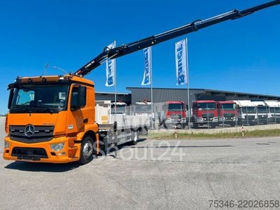 Вантажоперевезення (відкрито) MERCEDES-BENZ 1830LLPrit7,20m/KranHiabFunk/NL7,60to/20 tkm/Top used