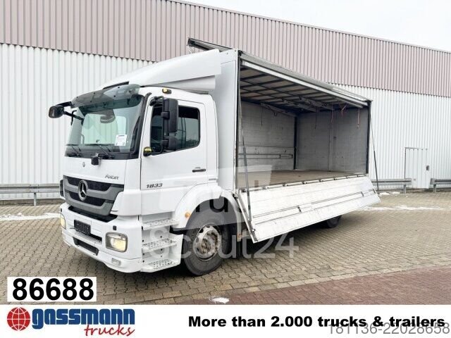 Грузовик со структурой корпуса Mercedes-Benz Axor 1833 L 4x2, корпус для напитков