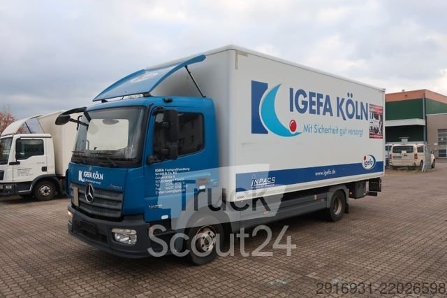 Грузовик с корпусной структурой MERCEDES-BENZ Atego 1223/1.Hand/Luftfahrwerk/Autom./FN: A40 используется