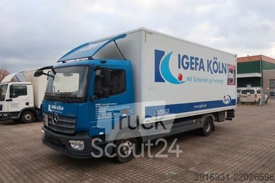 Грузовик с корпусной структурой MERCEDES-BENZ Atego 1223/1.Hand/Luftfahrwerk/Autom./FN: A40 используется