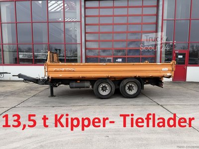 Трейлер Müller Mitteltal KA-TA-T 13.5 t Tandem Kipper-Tieflader
