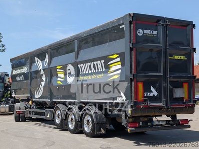 Tilt semi-trailer STAS HardoX Steel 86 m , Lift axle, ALCOA, MIETEN? used