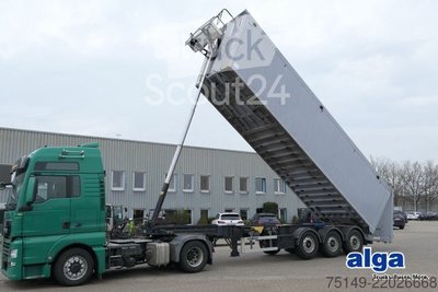 Refrigerated semi-trailer WIELTON NW-3 Bulk Maaster, Alu, 55m , Combination door,Air-lift used